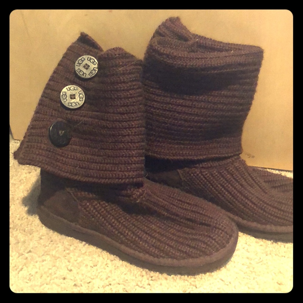 Brown Knit Ugg’s